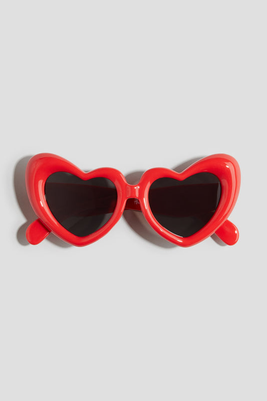 Gafas de sol corazón