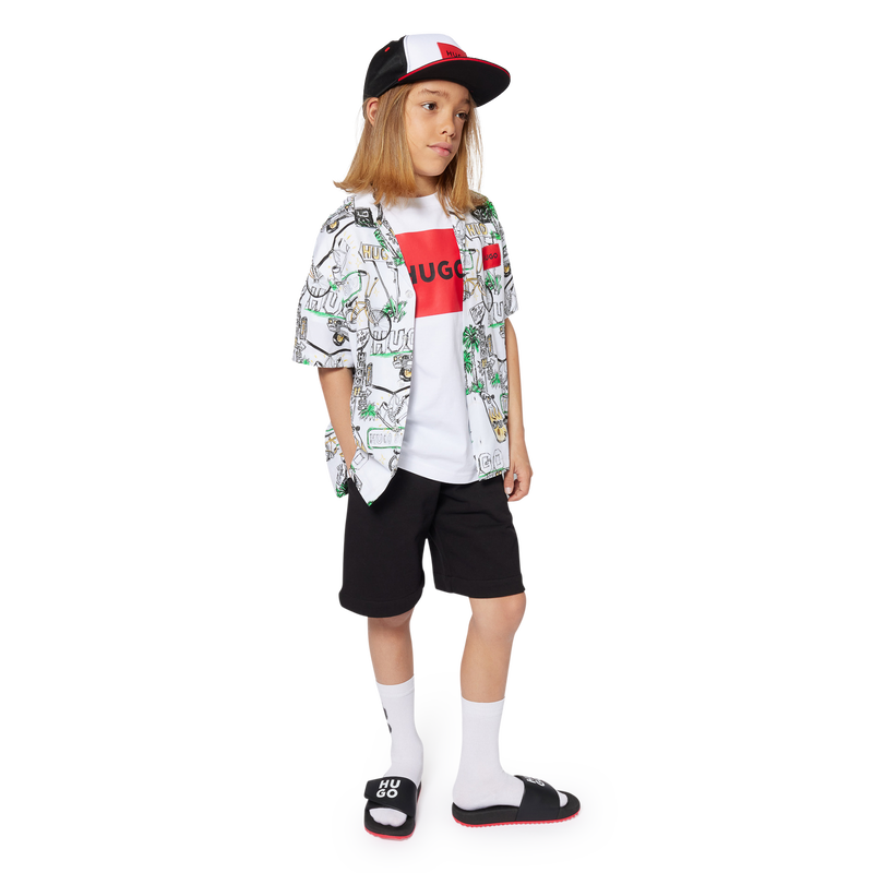 Polera blanca hugo