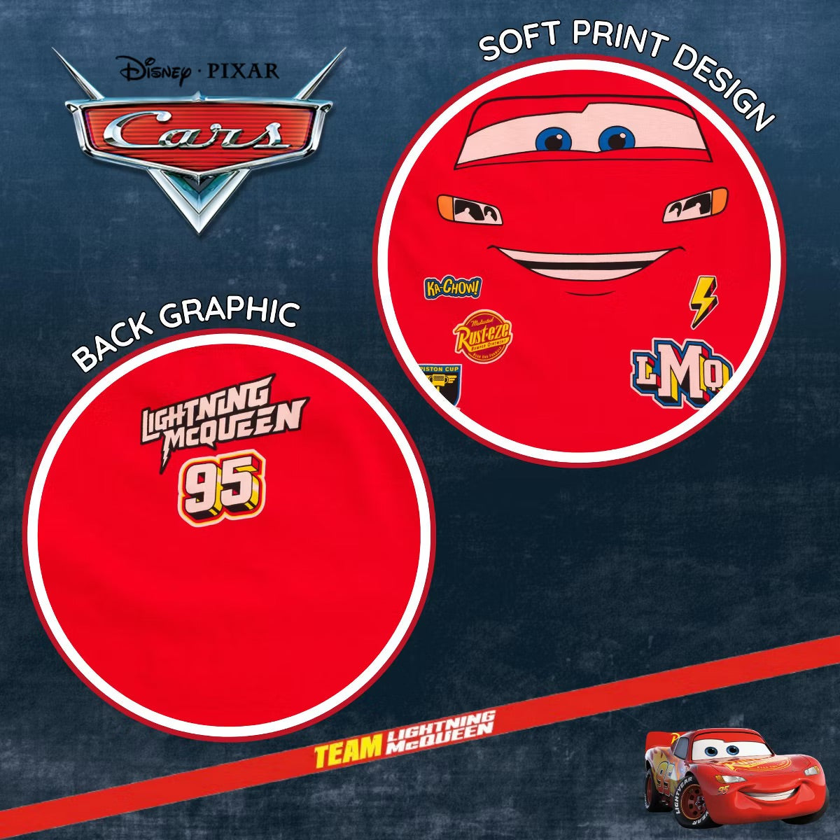 Polera cars roja