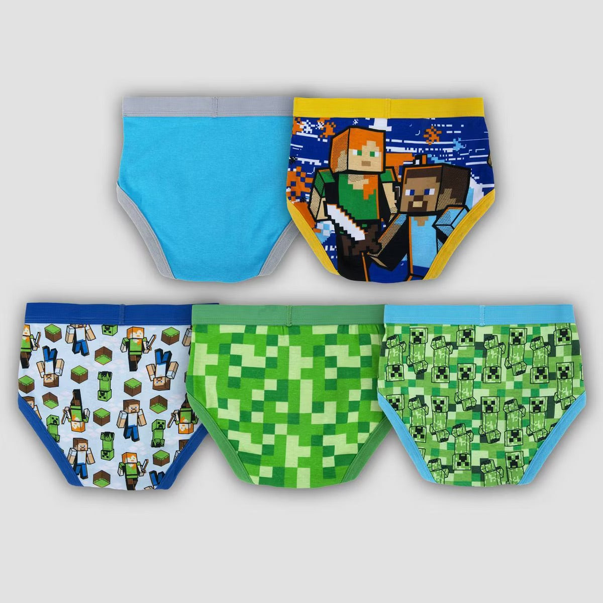 Pack de 5 calzoncillo minecraft