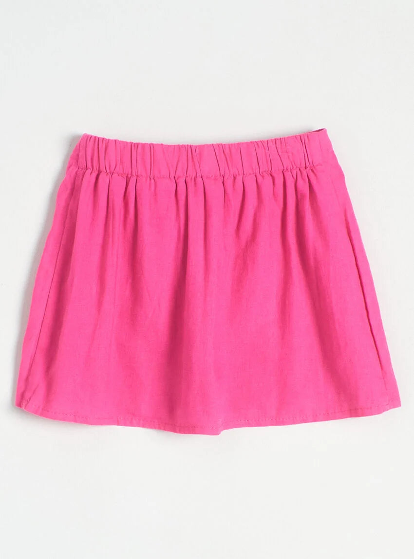 Short falda lino