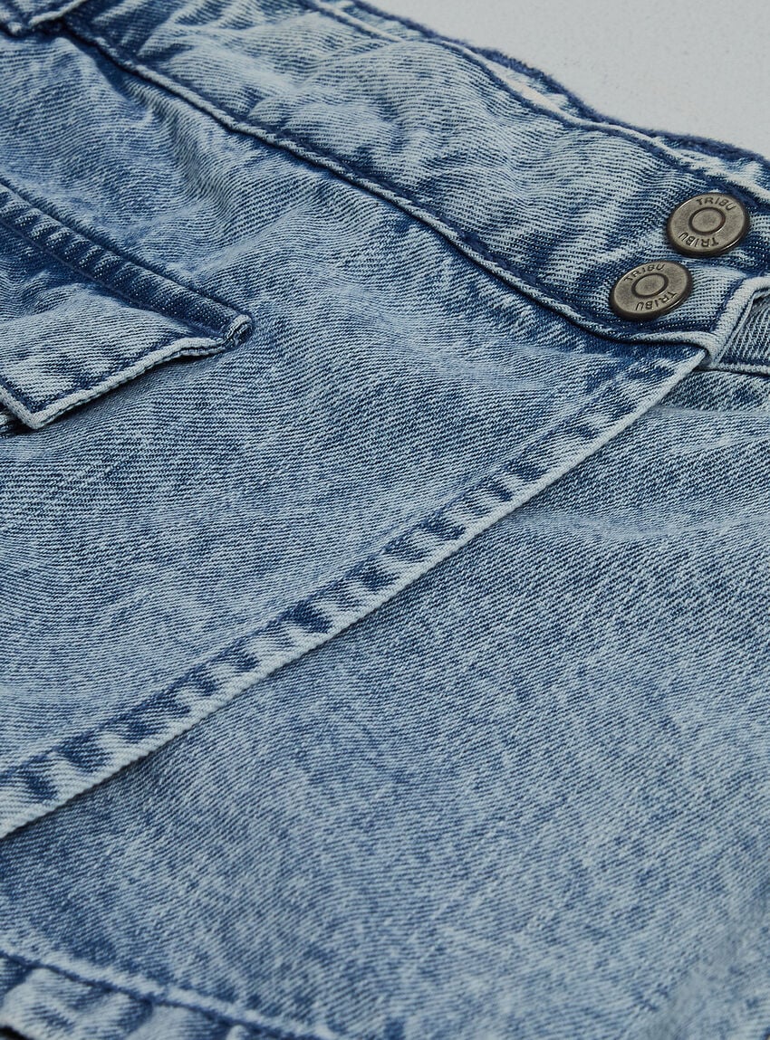 Short falda jean