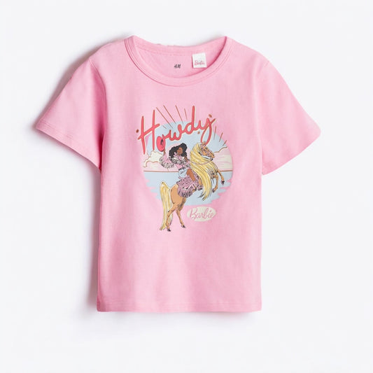 Polera barbie rosada