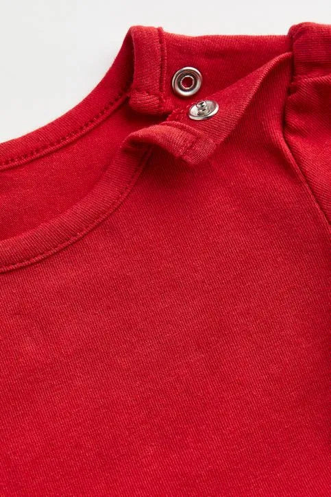 Vestido rojo con falda tul