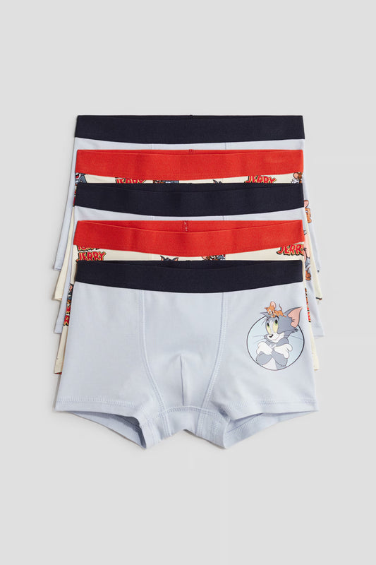 Pack de 5 boxers Tom & Yerry