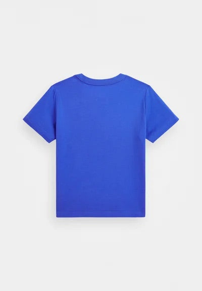 Polera algodon azul polo