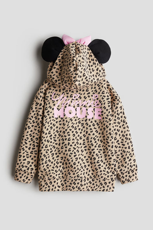 Sudadera con capucha minnie mouse