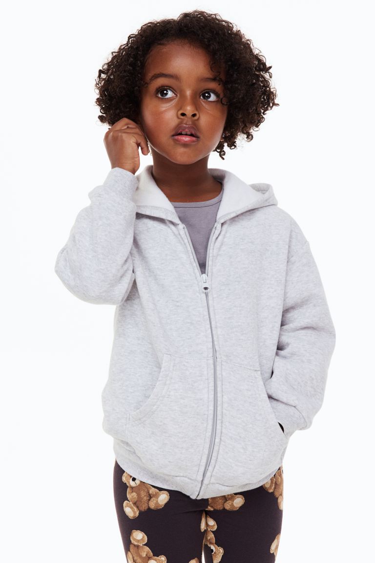 Sudadera con capucha gris