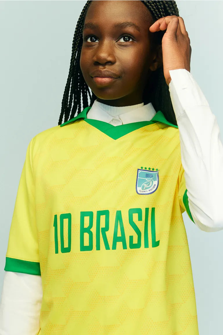 Polera futbol brasil