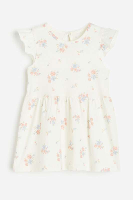 Vestido con volantes floral