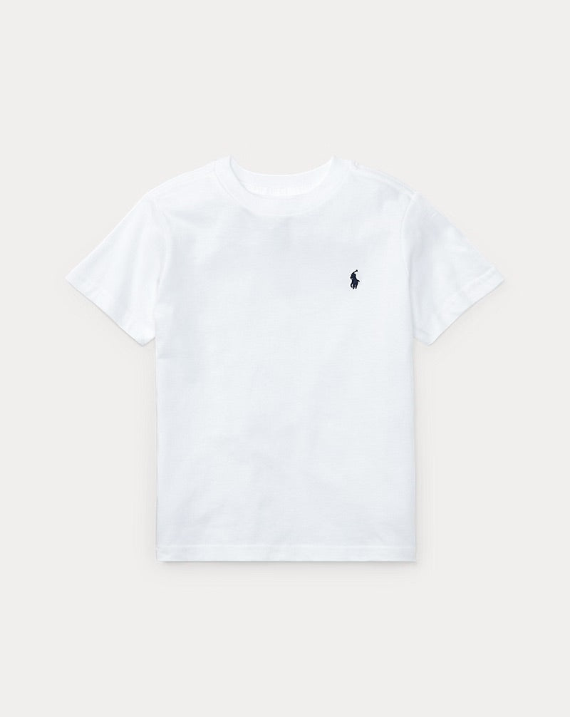Polera cuello redondo blanca