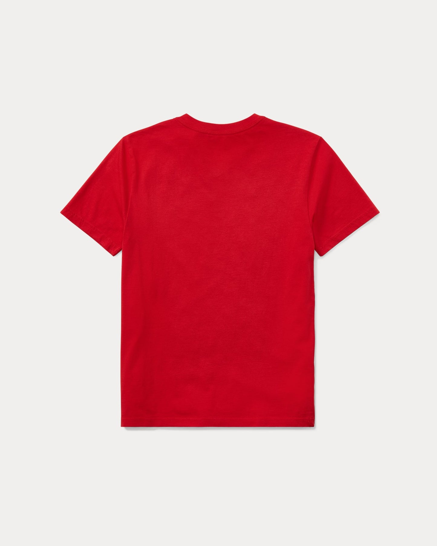 polera cuello en v roja