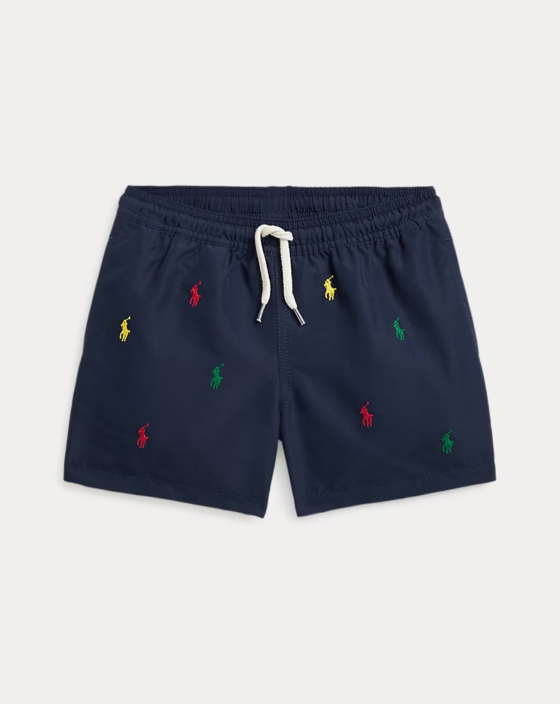 Short de piscina azul