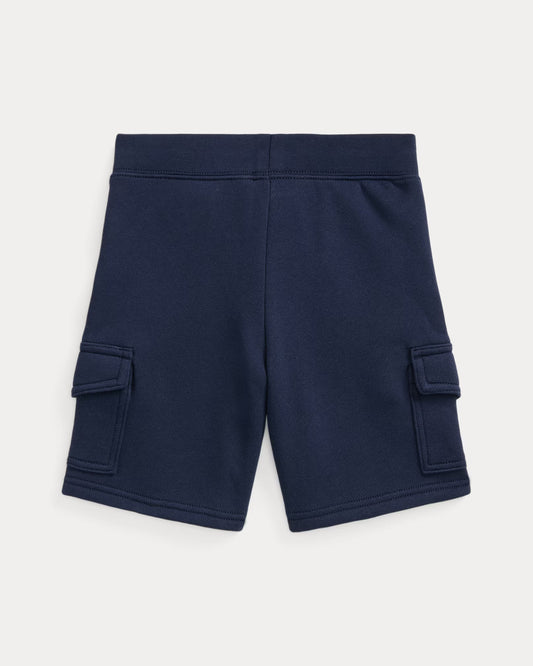 Short cargo de algodon azul