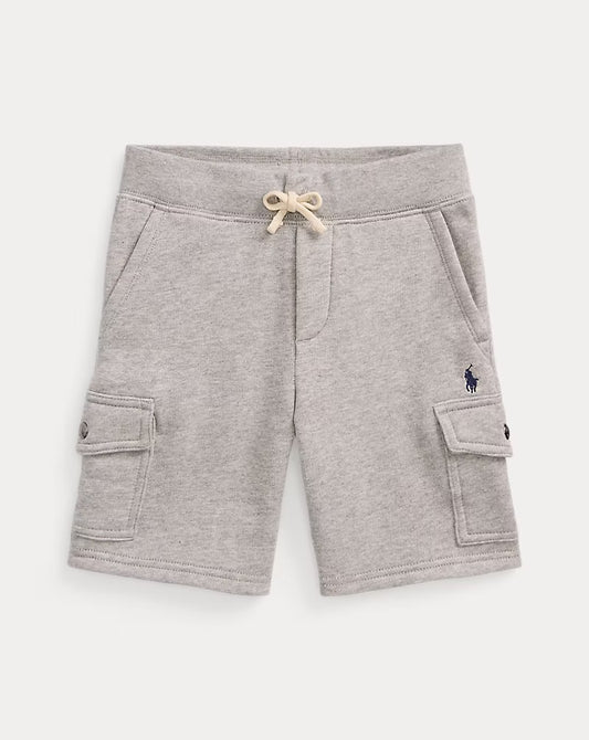 Short cargo algodon gris