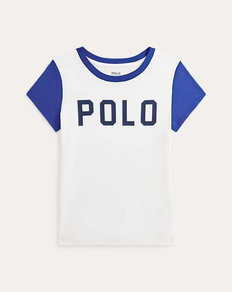 Polera polo blanca