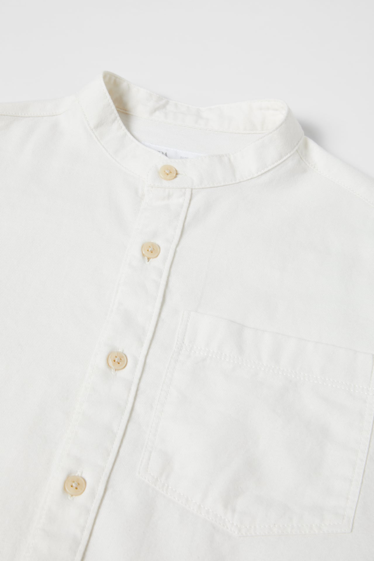 Camisa sarga blanca