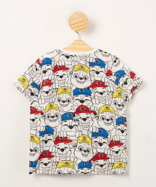 Polera paw patrol con bolsillo