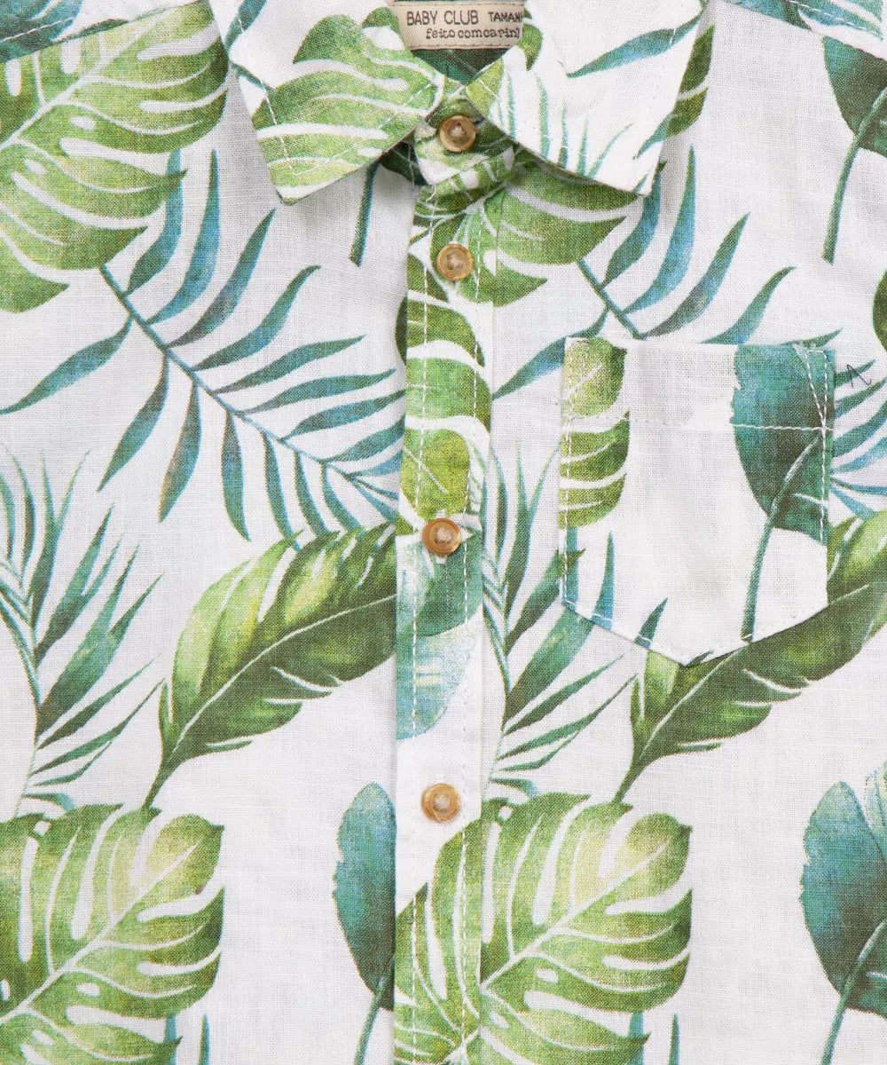 Camisa hojas