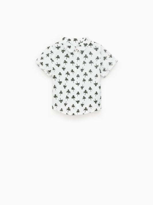 Camisa estampado palmera