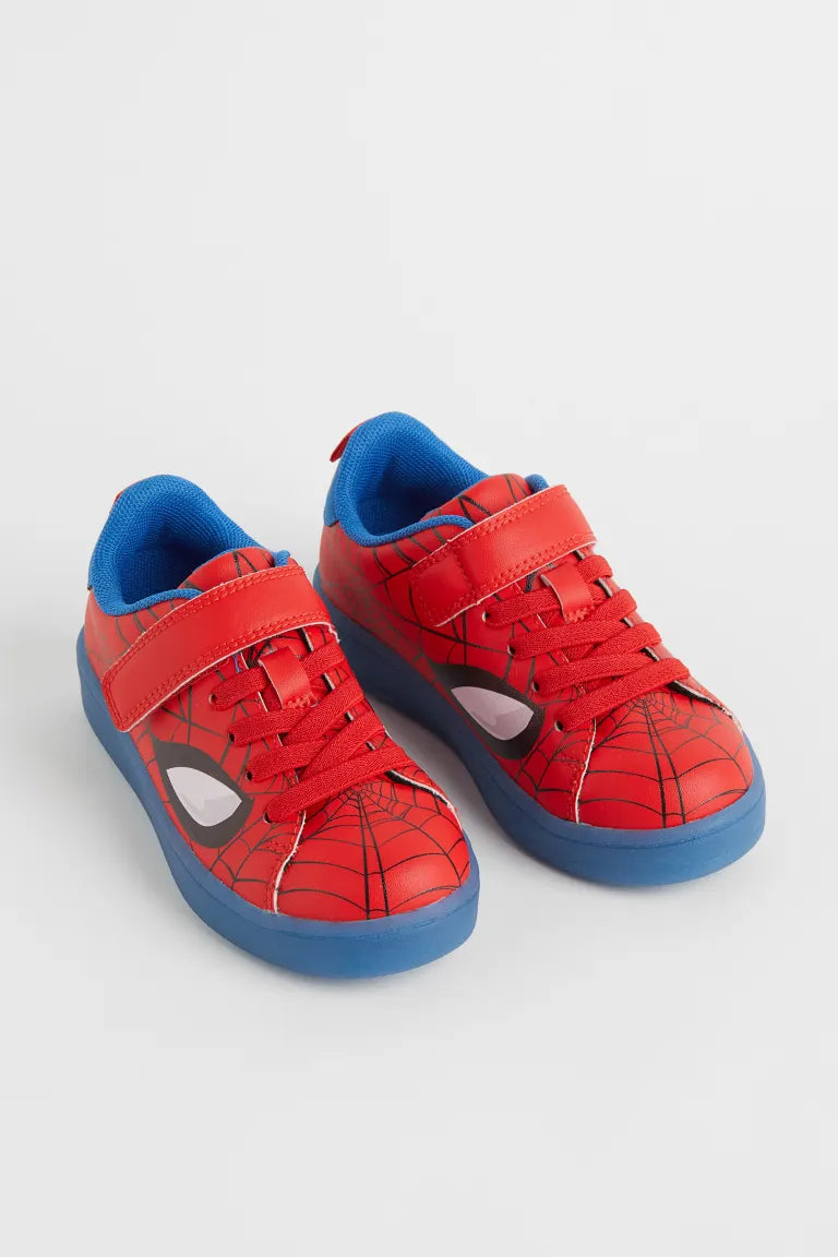 Zapato spiderman con luces