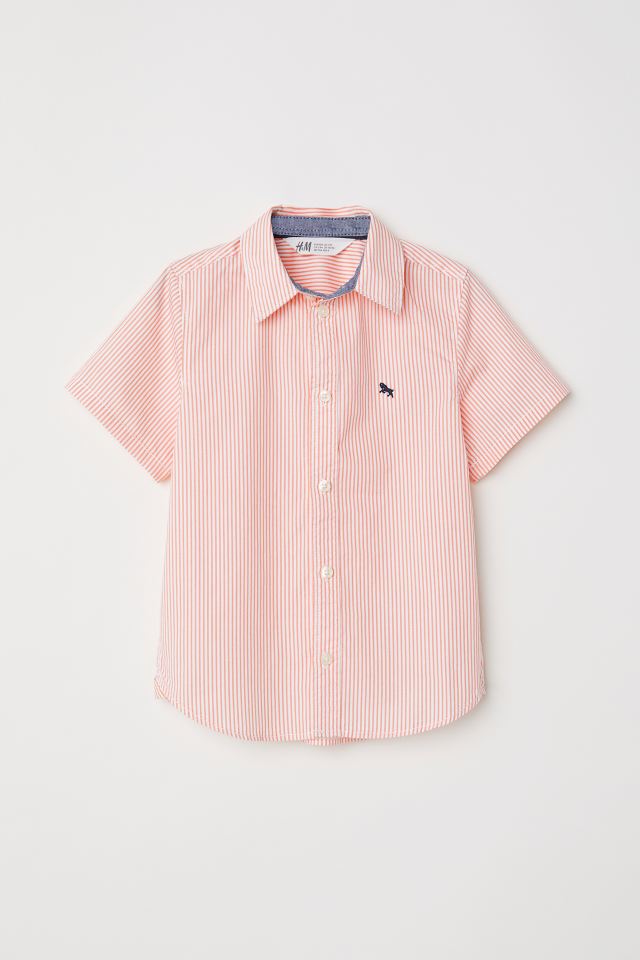 Camisa a rayas manga corta