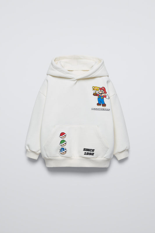 Sudadera con capucha super mario