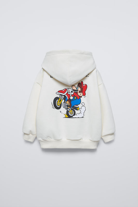 Sudadera con capucha super mario