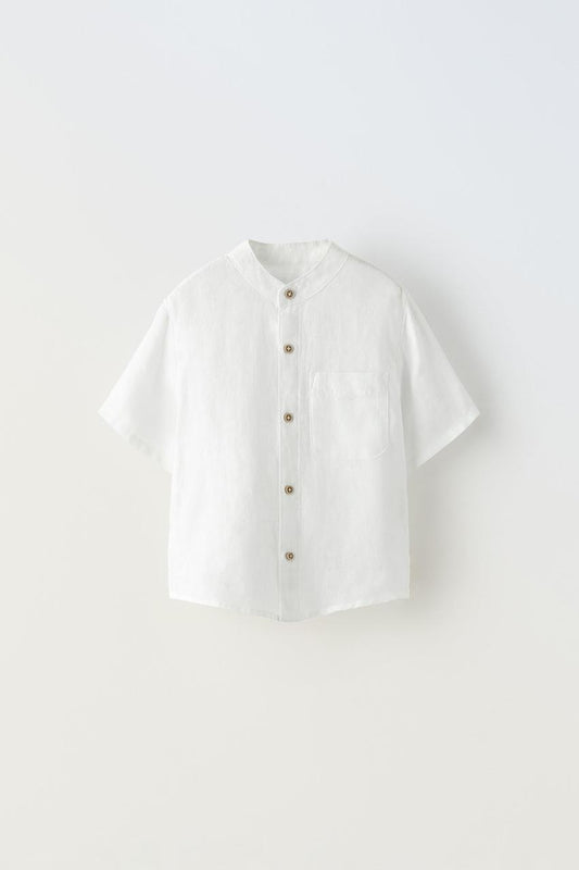Camisa lino blanca