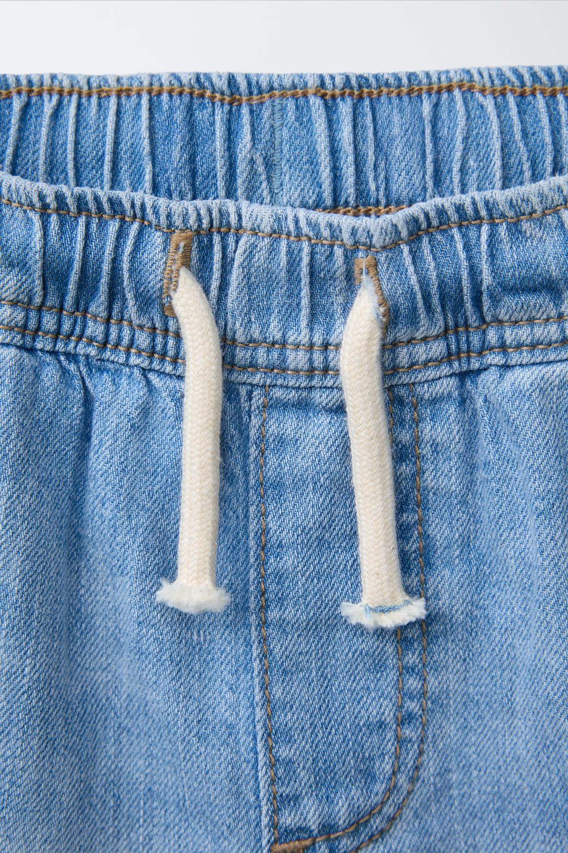Short jean bolsillo delantero