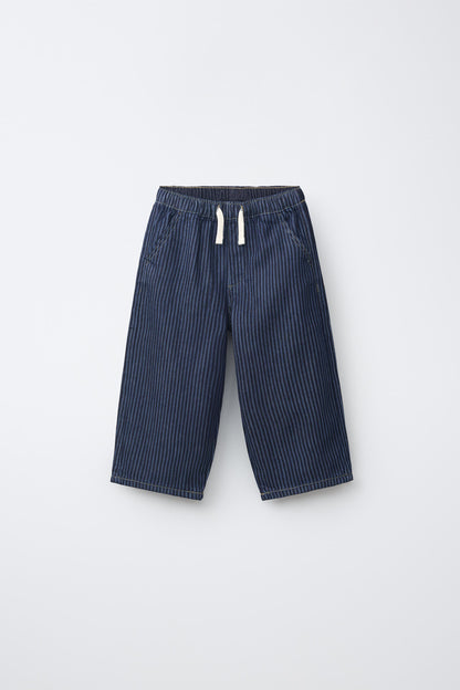 Pantalon tie waist loose