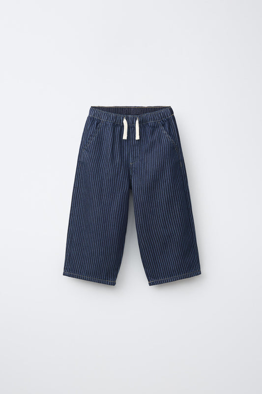Pantalon tie waist loose