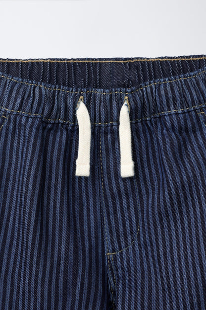 Pantalon tie waist loose