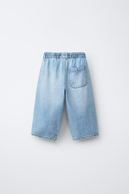 Pantalon tie waist loose