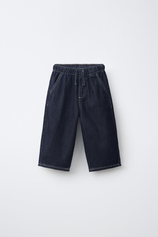 Pantalon tie waist loose