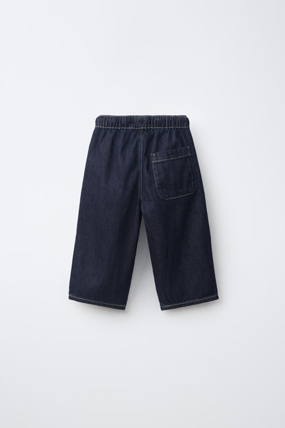 Pantalon tie waist loose
