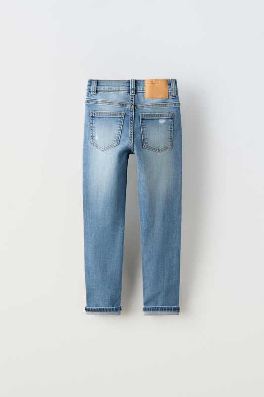 Jeans skinny roto