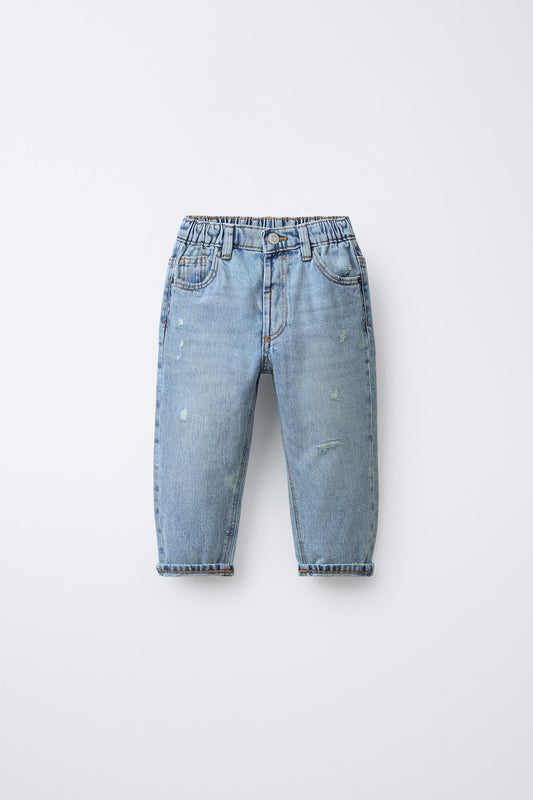 Jeans baggy low rotos