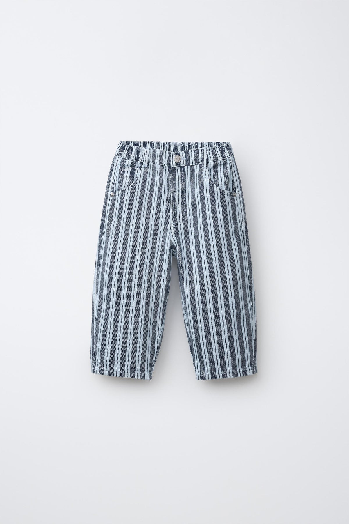 Pantalon jean baggy rayas