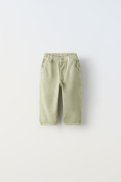 Jeans balloon fit verde