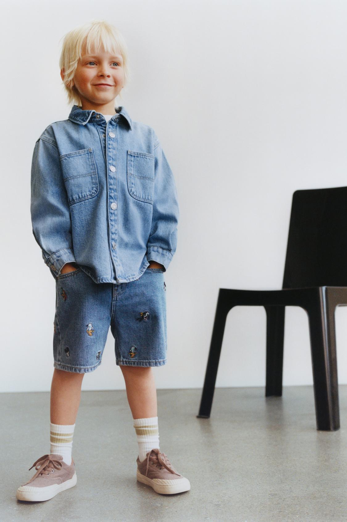 Short jean mickey mouse