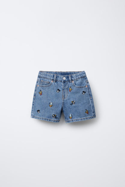 Short jean mickey mouse