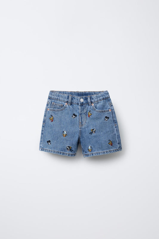 Short jean mickey mouse