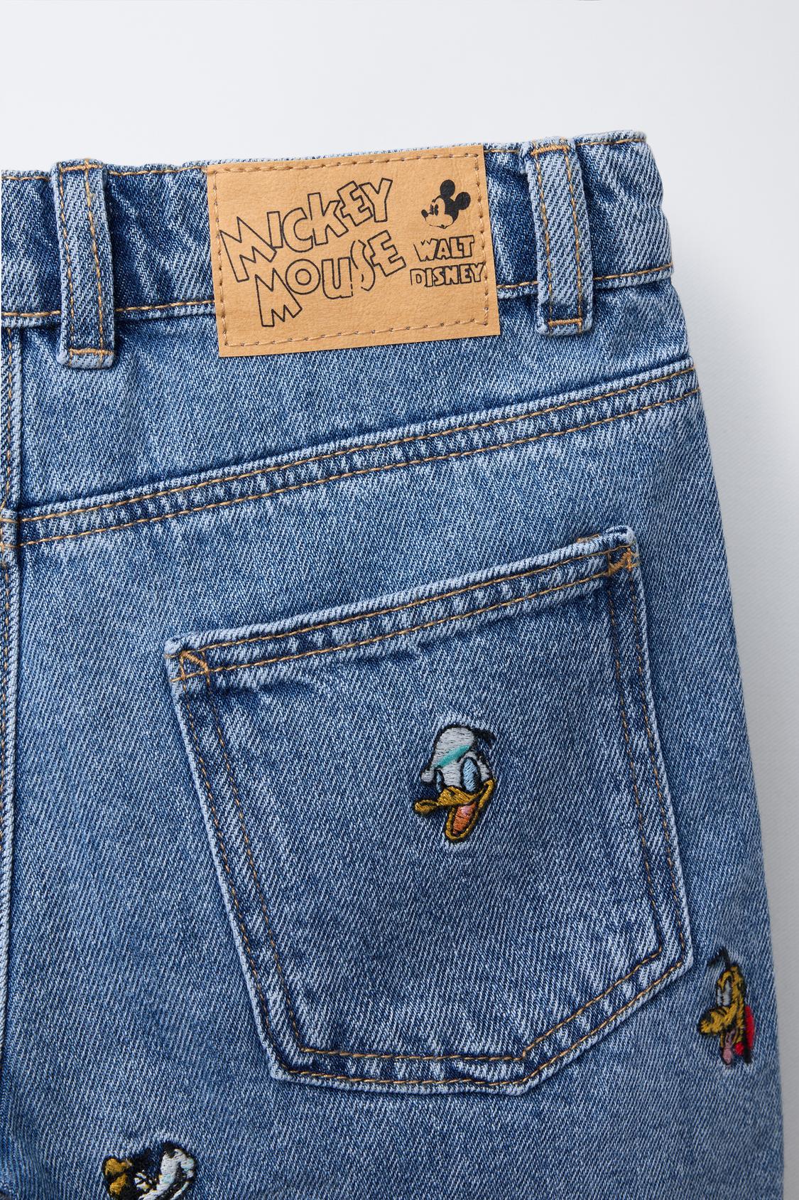 Short jean mickey mouse