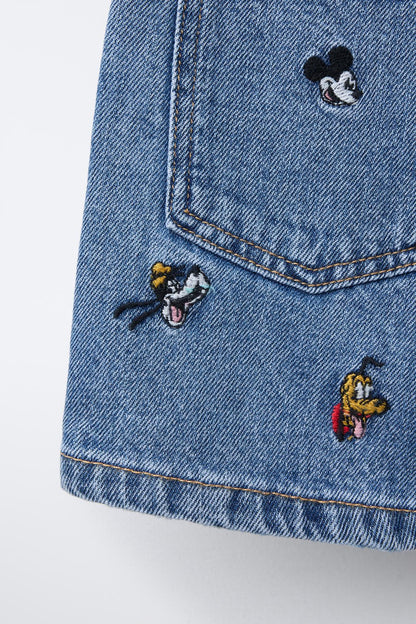 Short jean mickey mouse