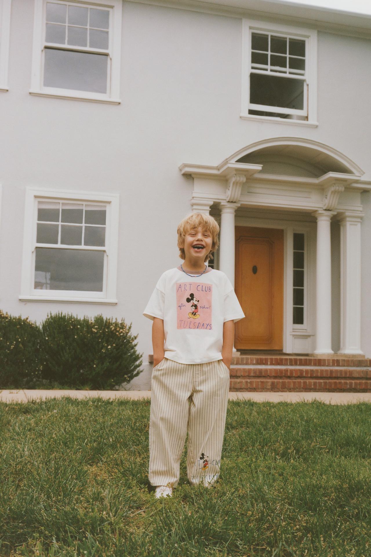 Pantalon relaxed mickey