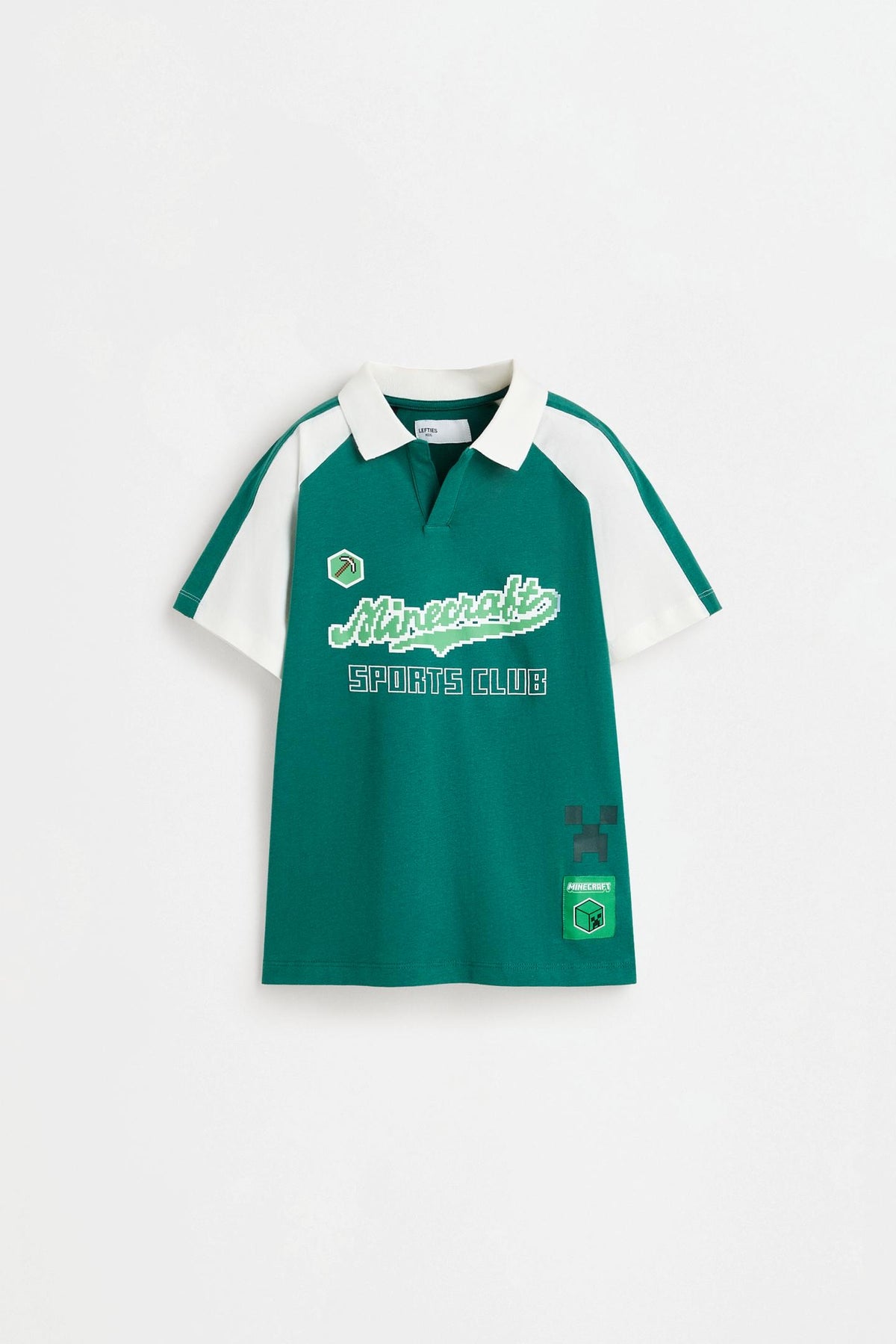 Polo minecraft manga corta