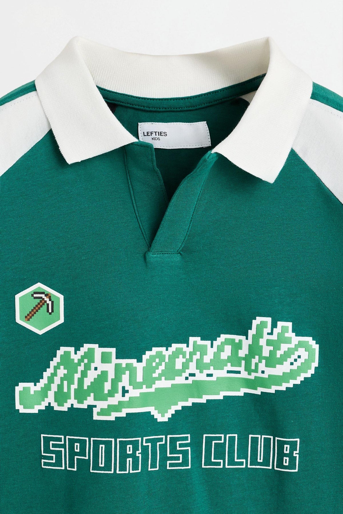 Polo minecraft manga corta