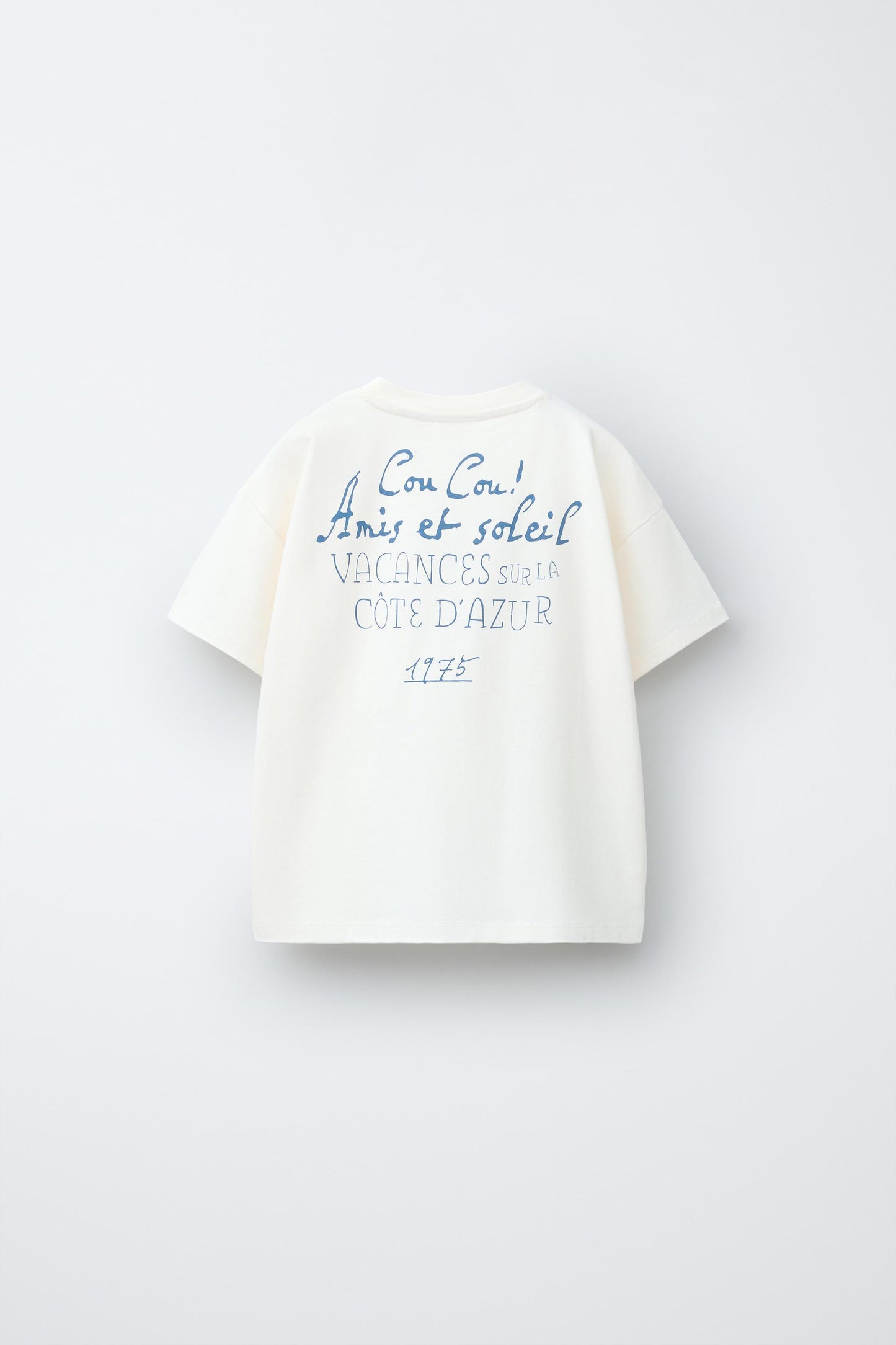 Polera estampado texto