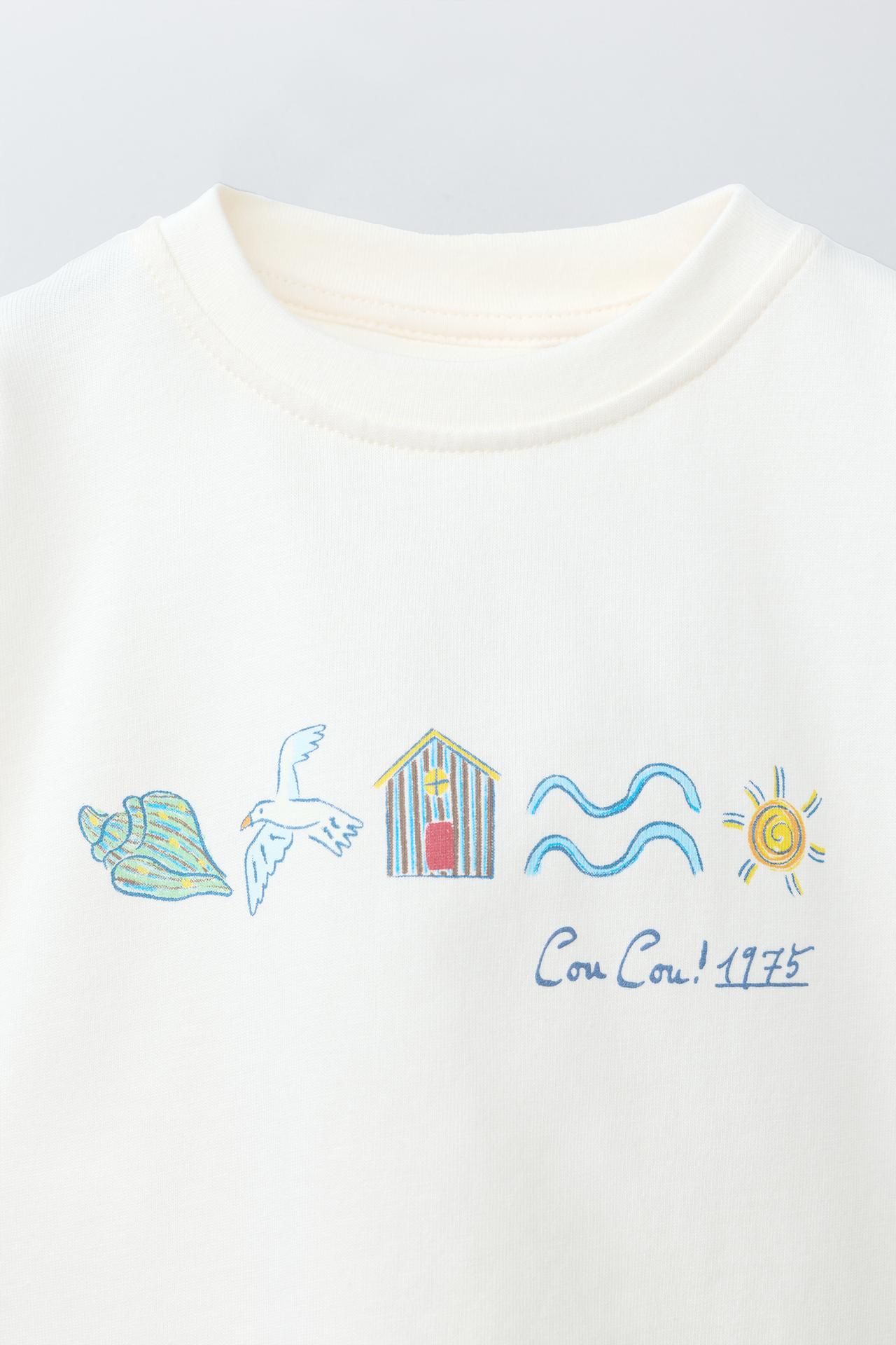 Polera estampado texto